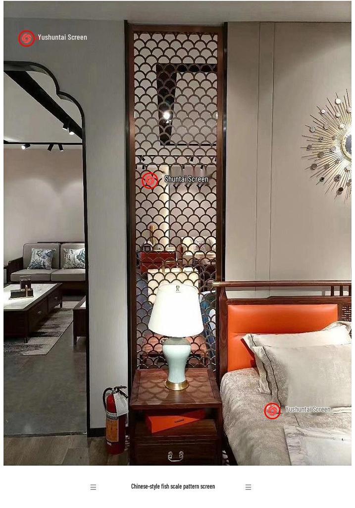 Modern Glass Screen: Laminated Glass with Wire Mesh and Illuminated Stainless Steel for Entrance or Hallway