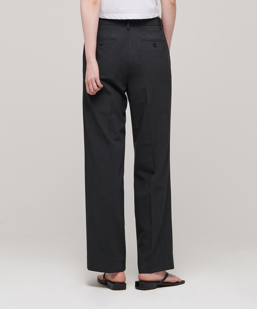 MUSINSA STANDARD WOMAN [Cooltandard] Women'S Straight Hidden Banding Slacks [Gray]