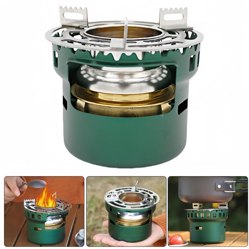 Portable Windproof Camping Stove for Outdoor Adventures