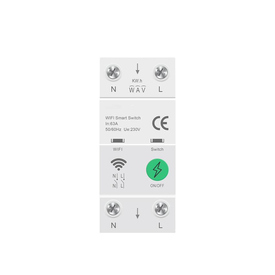 Smart WiFi Mobile Remote 2P Circuit Breaker Timer Switch