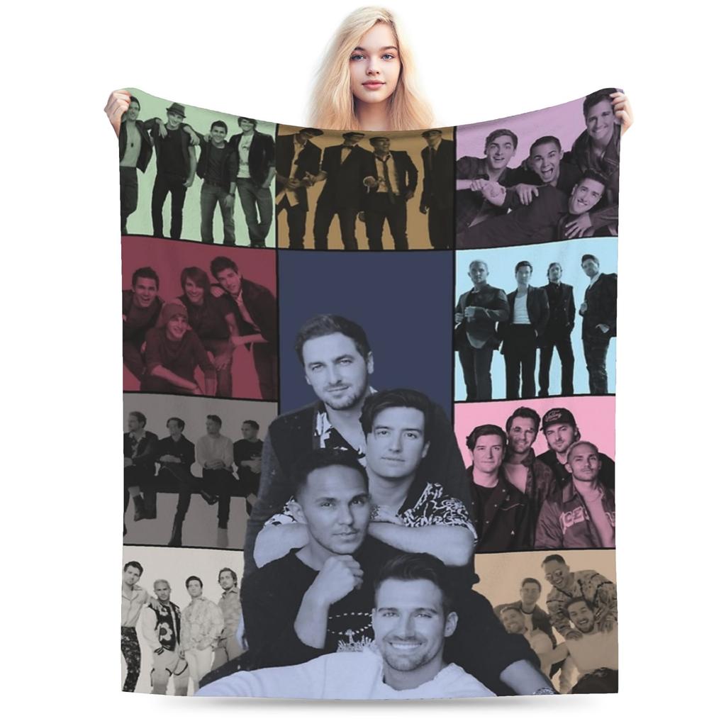 Big Time Rush Band Eras Tour Accessories Blanket Ultra-Soft Flannel Throw Blanket Relax Rug Piece