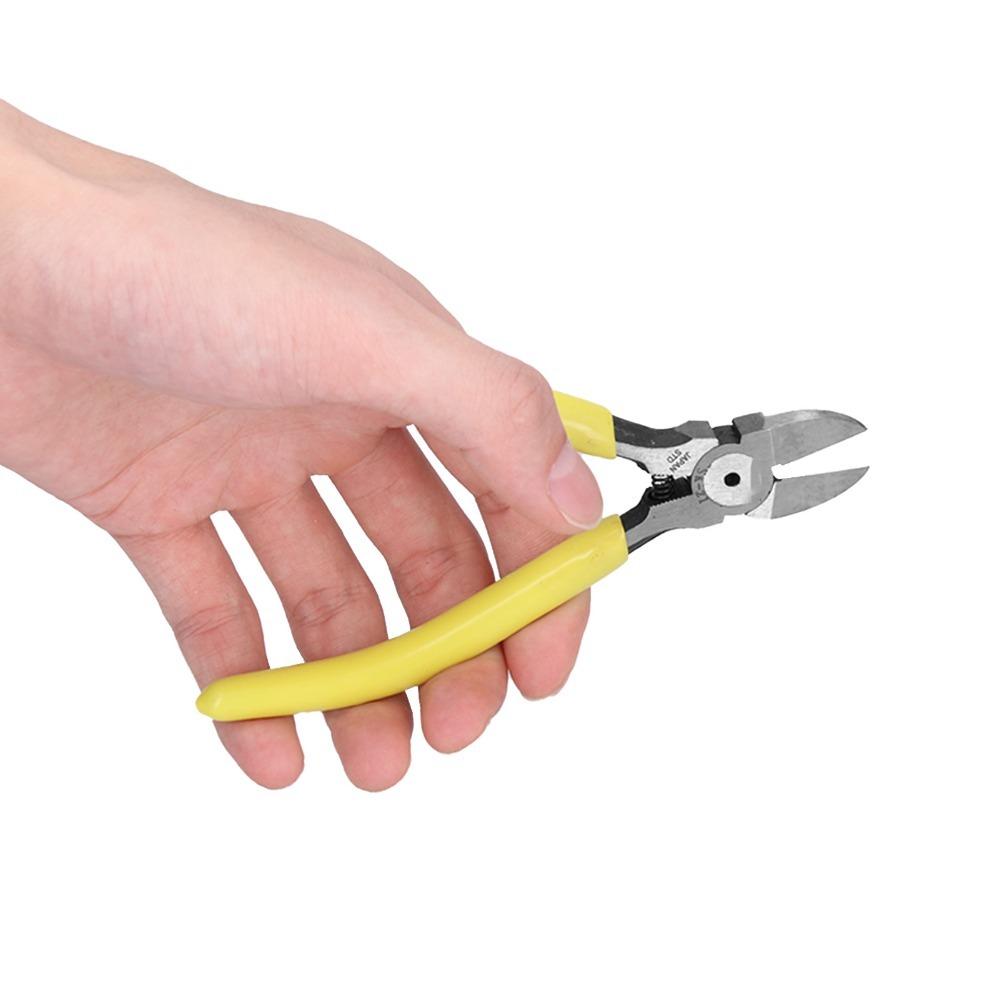 High Carbon Steel Diagonal Pliers Anti-slip SideCutting Pliers Wire Flush Cutters Network Cables 5 inches
