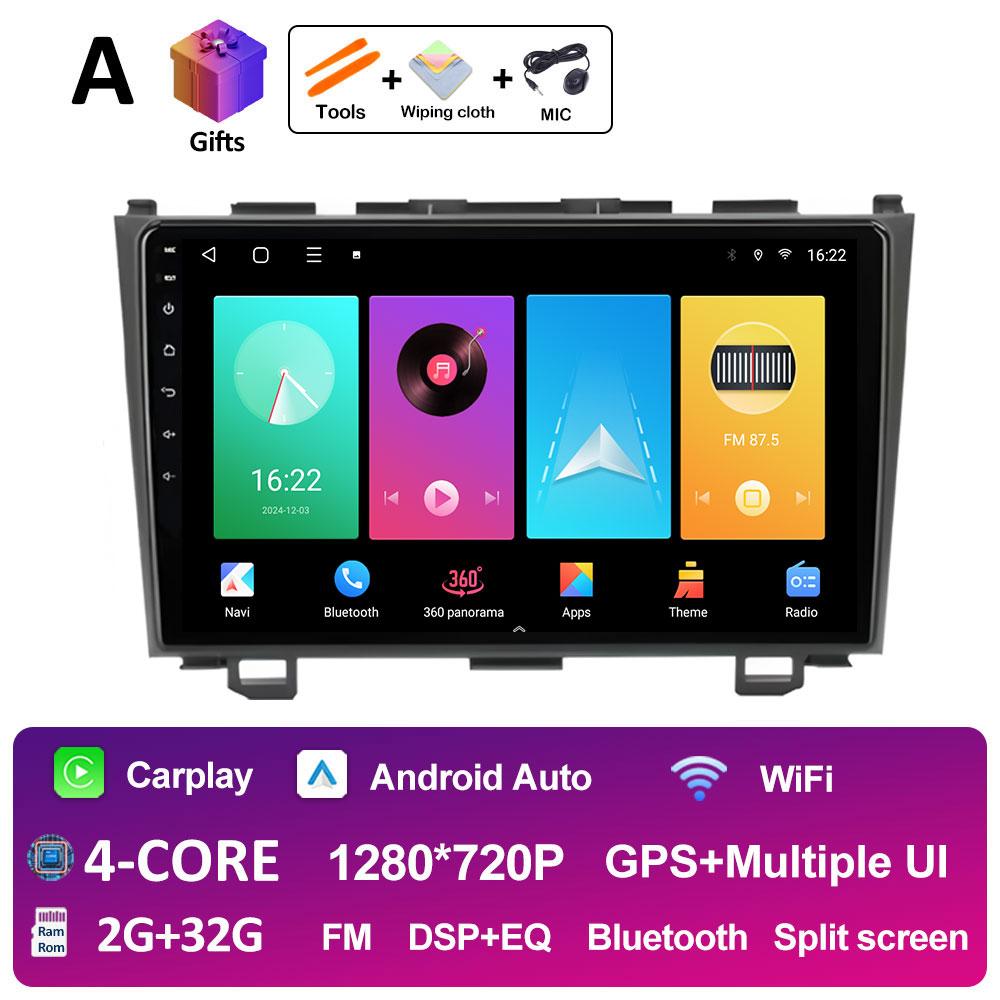 GPS Navigation For Honda CR-V 3 RE CRV 2007 2008 2009 2010 2011 WIFI 9 Inch Android Car Radio Multimedia Video Player Auto Tools