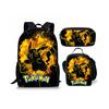 (Style 13) 3PCS Kids Backpack Student Shoulder Bag UK
