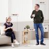 Bamboo Side Table, 3-Tier Slim End Table, Nordic Style, for Living Room, Bedroom, Office, Tool-Free Assembly, Natural Wood Finish