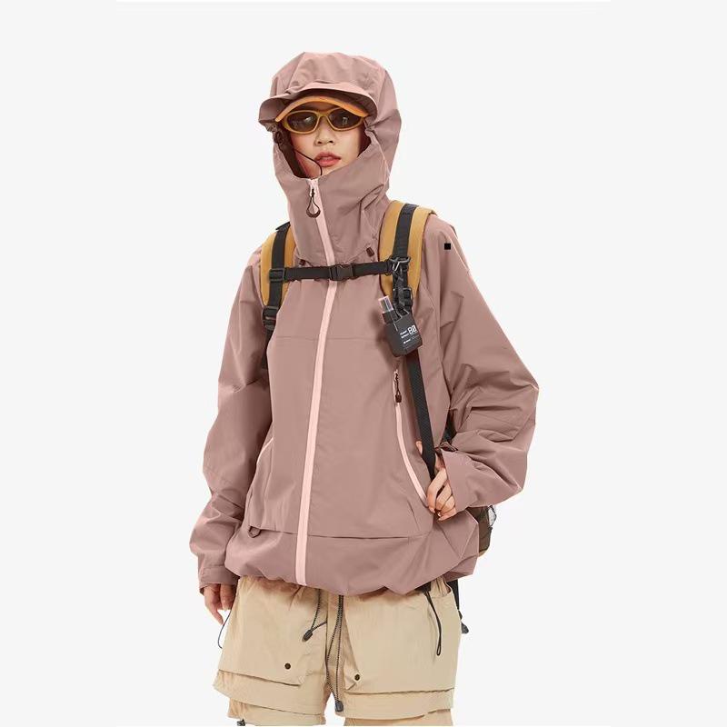 Shan Kebo Couple's Windproof Waterproof Outdoor Jacket - Men's and Women's Spring/Autumn Hiking Coat