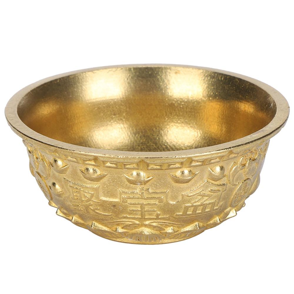 Brass Cornucopia Bowl Classic Embossed Wealth Prosperity Bowl  Wealth Abundance Gift