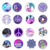 50 Purple Non-repetitive Graffiti Stickers Mobile Phone Stationery Laptop Suitcase Creative Waterproof Decorative Stickers