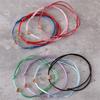 Set of 8 Delicate and Fashionable Heart Bracelets Delicate Heart Rope Stylish Hand Jewelry for Fashion Individuals