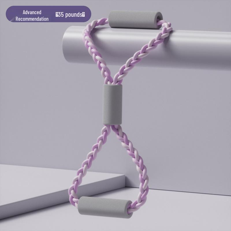 Enhanced Figure-8 Resistance Band for Back and Shoulder Yoga Training