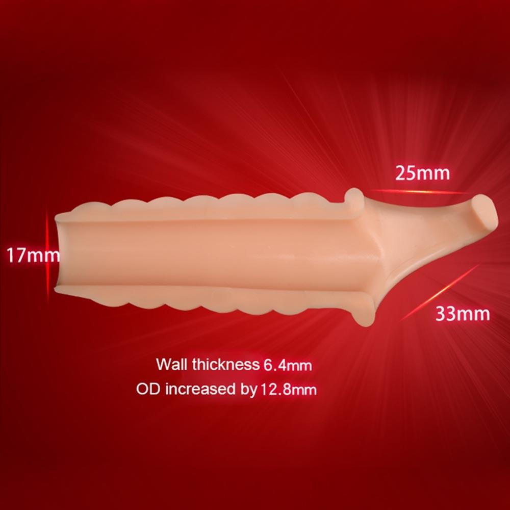 EXVOID Penis Sleeve Delay Ejakulace Opakovaně použitelný kondom Dildo pro dospělé Produkty pro dospělé Sexuální hračky pro muže Erekční kroužek na penis
