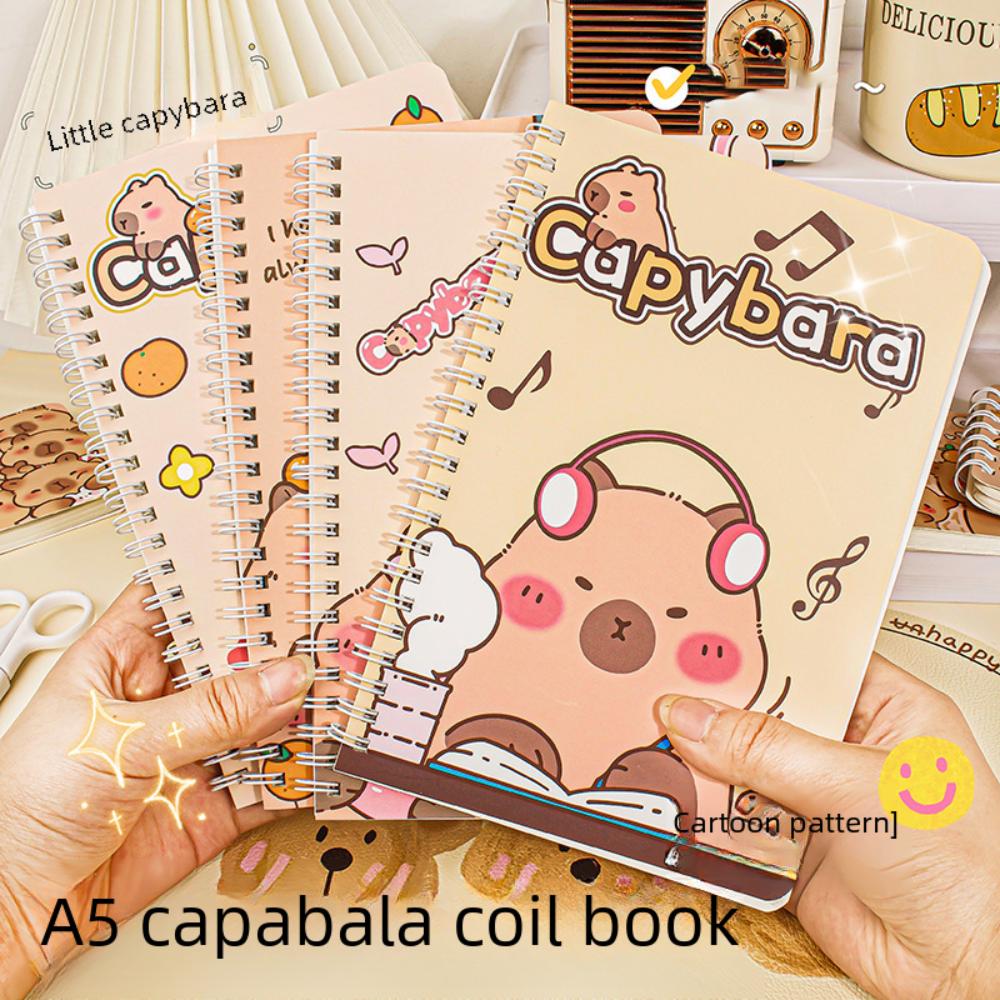 Capybara Notepad Waterproof Daily Notes Cute Kawaii Notebook  Exam Preparation