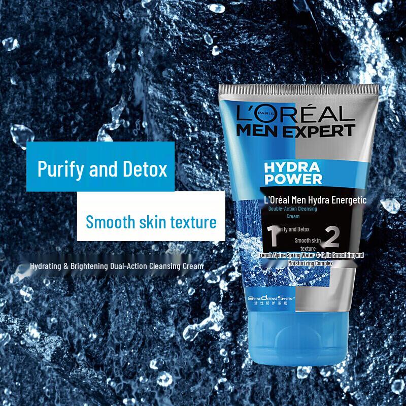 L'Oreal Men's Hydra Energetic Doppel-Wirkung Reiniger