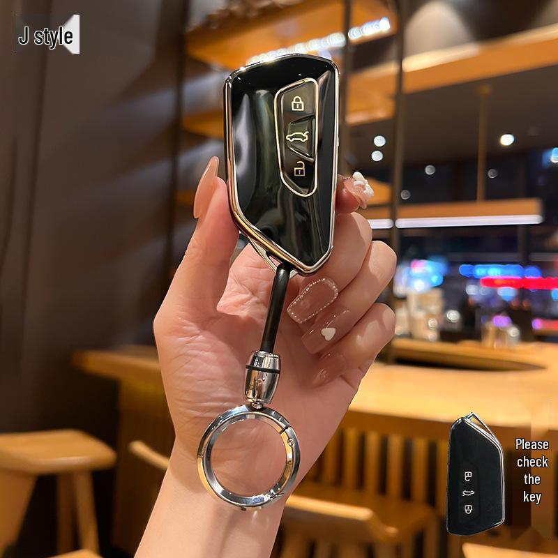 Volkswagen Key Case for 2023 Sagitar, Lavida, Bora, Polo, Tayron X, Tiguan L