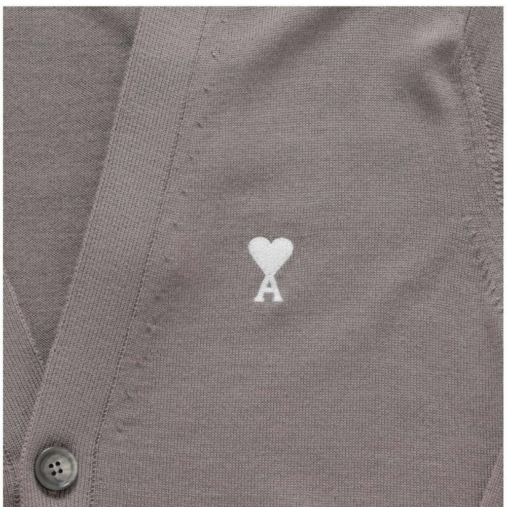 AMi Men S CArdigAn A Mi De Queue SmAll heArt Logo Hkc121 Kn0025 0952