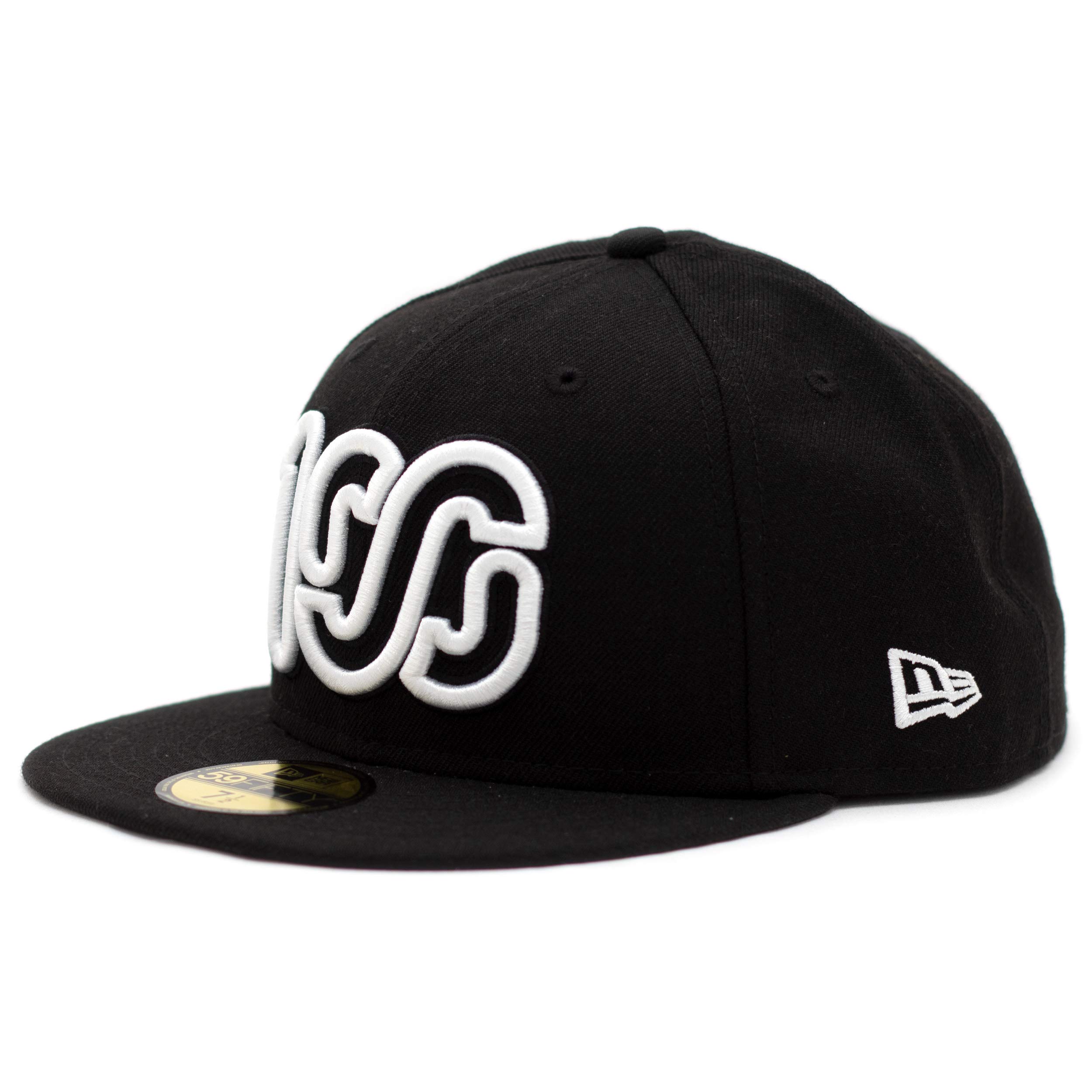 

NEW ERA x 100A 59FIFTY 7 (Black, 1/4 (57.7cm)) чорний