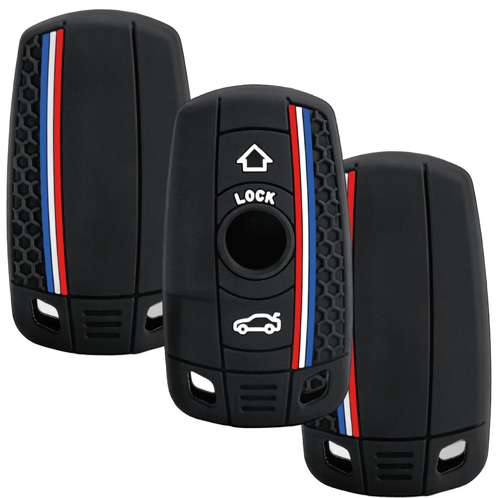 Silikonové pouzdro na klíče od auta pro Bmw E46 E60 E70 E87 Řada 3 5 6 M3 M5 X1 X5 X6 Z4 E71 E72 E88 E89 E91 E90 Držák na klíčenku Příslušenství