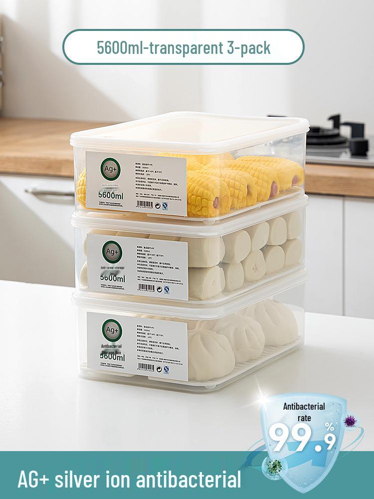Large Capacity Fresh-Keeping Storage Box for Steamed Buns and Dumplings