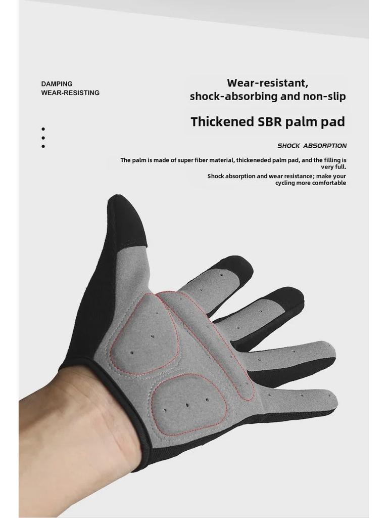Mănuși de ciclism cu ecran tactil, rezistente la vânt și antiderapante, pentru sporturi în aer liber - Unisex