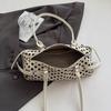 High-end Large Capacity Polka Dot Handbag Zipper Design Polka Dot Armpit Bag Women's Bag Women