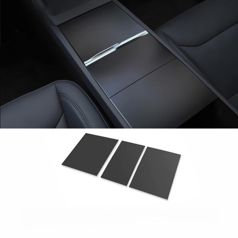 For 2025 Model Y Juniper Model 3 Highland Console Electrostatic adsorption Cover Tesla Interior Decor Accessories