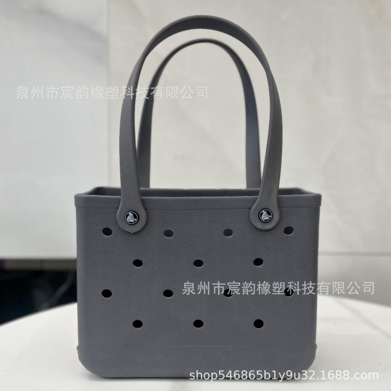 Borse estive carine con buchi Borsa a spalla in EVA Borsa da spiaggia mini in gelatina DIY Borsa a tote