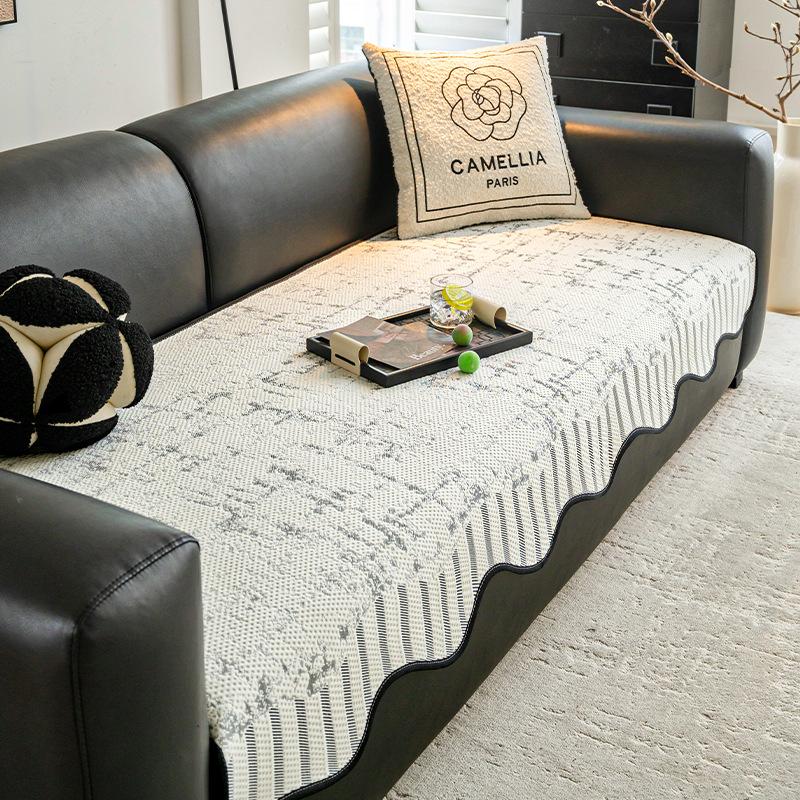 

Cold Cool Doudou Sofa Cushion Summer New Straight Row Special-Shaped Ice Silk Sofa Mat Mat Mat Non-Slip Cover 70*70cm