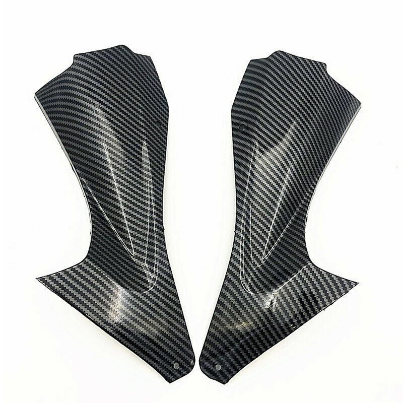 Carbon Fiber Side Air Duct Cover Fairing Inserts for Yamaha YZF R6 2006-2007,Motorcycle Frame Panel Accent Guard Protectors
