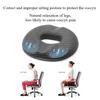 Ergonomic Memory Foam Donut Seat Cushion,Anti-Hemorrhoid, Tailbone Support Pillow with Non-Slip Base,Removable Cushion