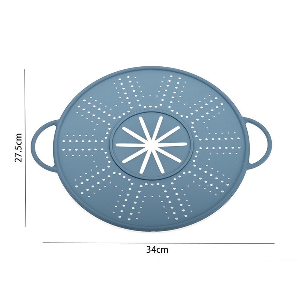 Easily Storeable Silicone Pot Holder That Doubles As a Spill Stopper Tool
