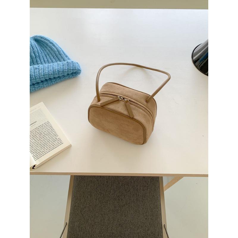 Autumn and winter suede tofu block bag niche design small square bag new women's shoulder bag
