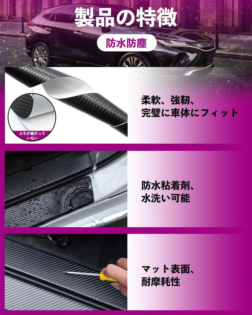 HUDIY Side Step Guard for the New Harrier 80 HARRIER 80 Series 2020 Leather Scuff Specially Designed for Car Interior Step Prevents Dirt and Comes