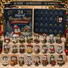 24-Day Advent Calendar 2026 Acrylic 2D Flat Animals Mini Figurines  Home Festive Display