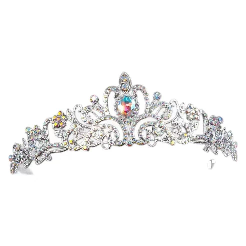 Bride's Crown Headwear Catwalk Decorations Luxurious Coming of Age Ceremony Hair Accessories Birthday Crowns  Wedding Photo Accessories
