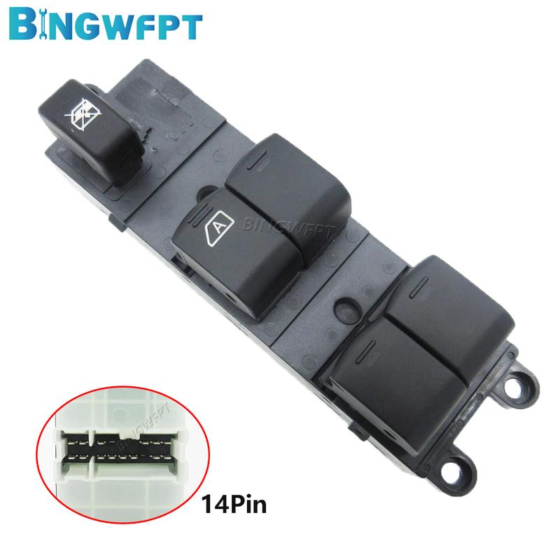 25401-EB30B For Nissan Navara D40 2004-2016 pick-up Left Hand Drive Electric Power Window Master Switch
