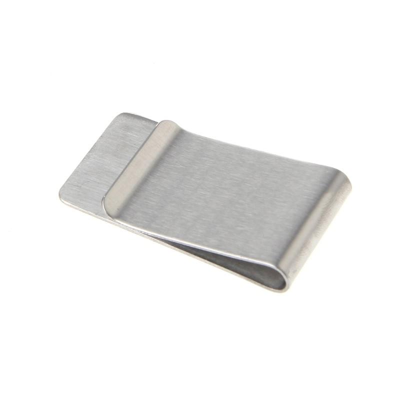 High Quality Metal Pen Holder Money Clip  Simple Stainless Steel Money Clip Dollar Cash Clamp Holder Wallet For Men Women