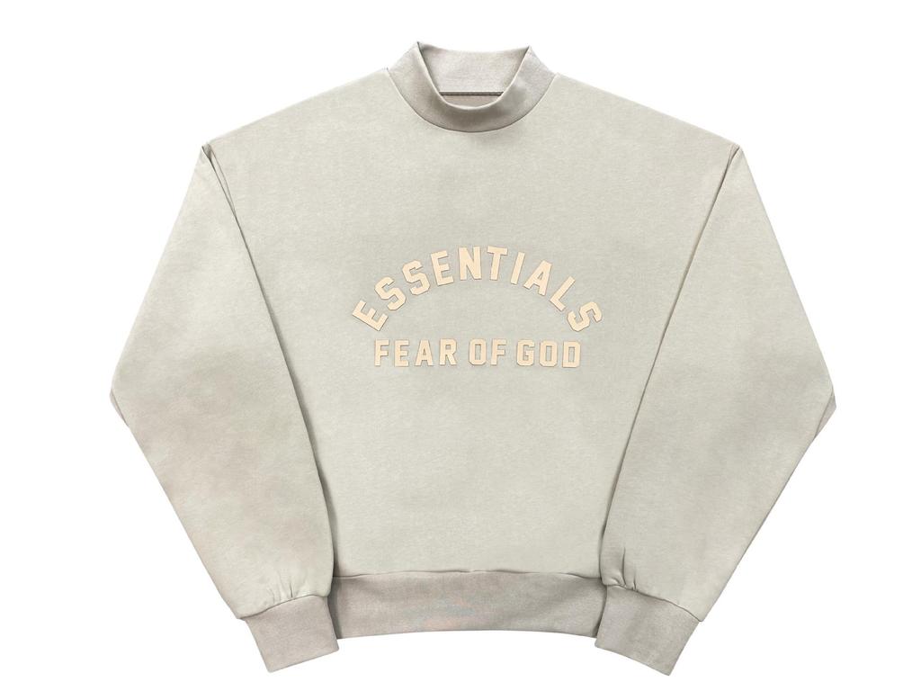 FEAR OF GOD FOG Wang Jiaer Lockerer Kapuzenpullover mit Rundhalsausschnitt – Trendiges High-Street-Basic