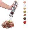 Handed Operation Electric Stainless Steel Kitchen Tools Salt Pepper Mill Spice Grinder Grinder Mill