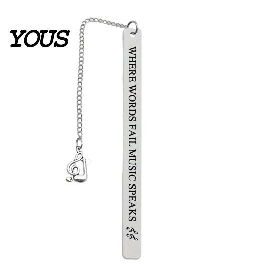 Strong Metal Page Marker Frosted Bookmark, Engraved Marker, Thin Book Mark Bookmark for Students Teachers, Graduation Christmas Gift Lovers