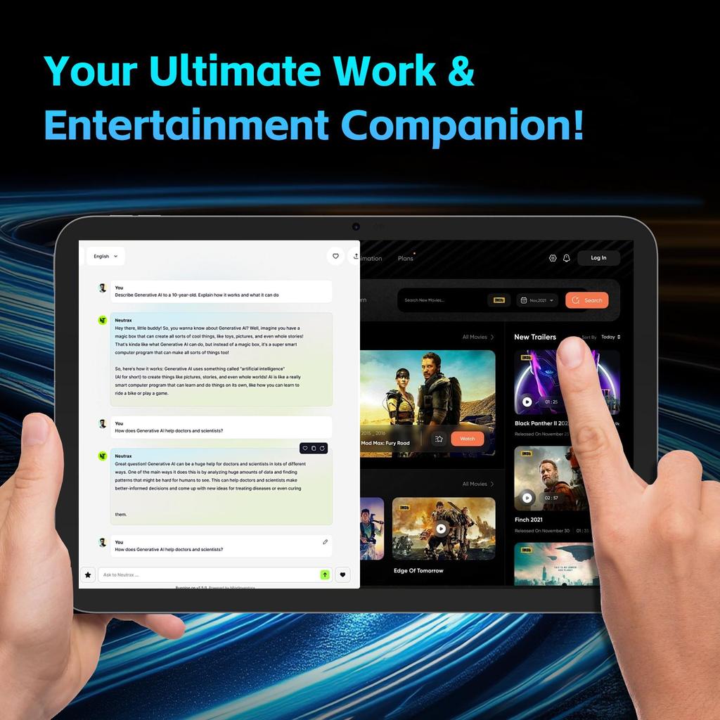G-tab PAD 11 11"Android tablet,7500mAh Large Storage Capacity,1280*800 In-cell Resolution,dual Front and Rear Cameras,dual SIM Dual Standby.