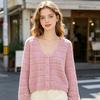 Dámský háčkovaný přehoz na plážovou dovolenou, boho, s výřezy, dlouhý rukáv, zapínání na knoflíky, letní košile na ochranu před sluncem