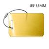 Stainless Steel Tag Keychain Lightweight Durable 1Pcs with Steel Wire Loops Luggage Keyring for Hiking Business Trip Use
