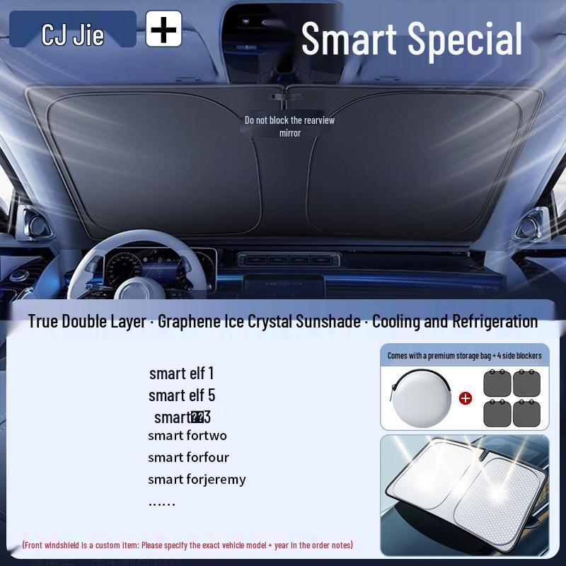 Car Windshield Sunshade Umbrella - Heat and Sun Blocker Visor Cover