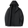 MONTAGUT Men's Water Repellent Fleece Lined Hooded Outdoor Jacket