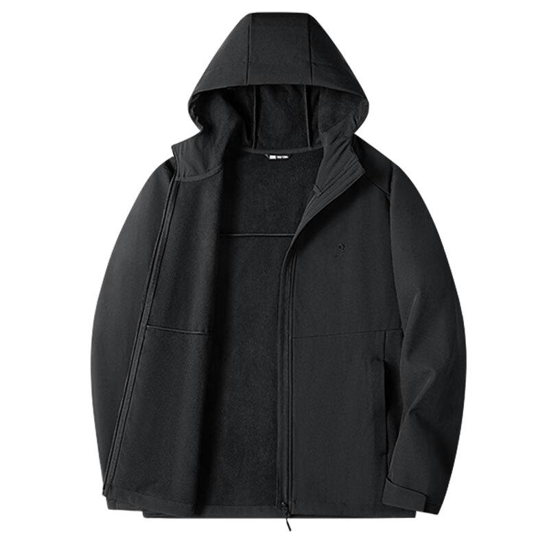 MONTAGUT Men's Water Repellent Fleece Lined Hooded Outdoor Jacket