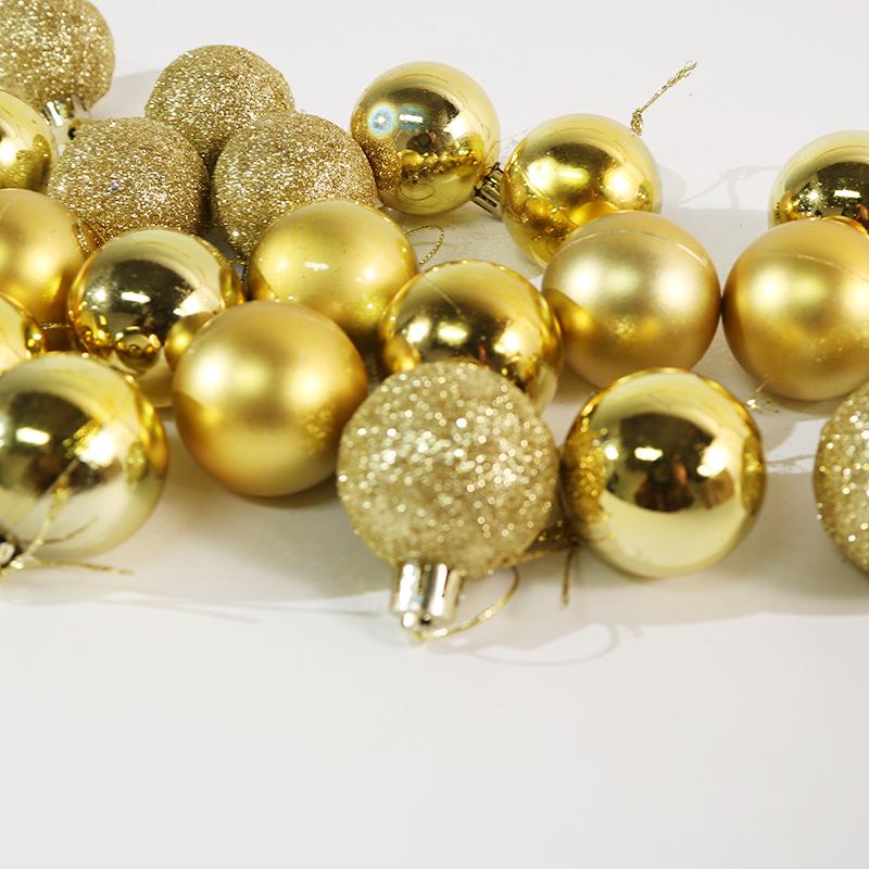 1 Box Weihnachtskugeln Christbaumschmuck Kugel Weihnachten Hängende Baumanhänger Heimpartydeko 2025 Neujahrsgeschenk Noel Navidad