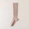 Verdickte Damen-Wollsocken in Knielänge mit Rippstruktur für Herbst/Winter
