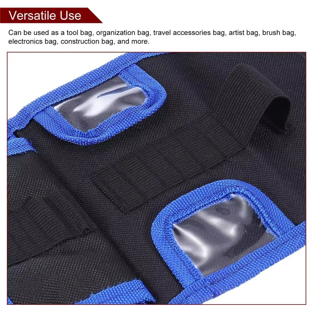 Convenient Bits Organizer Bag Oxford Cloth Handheld Pouch Hardware Tool Bag  Screwdriver Bits