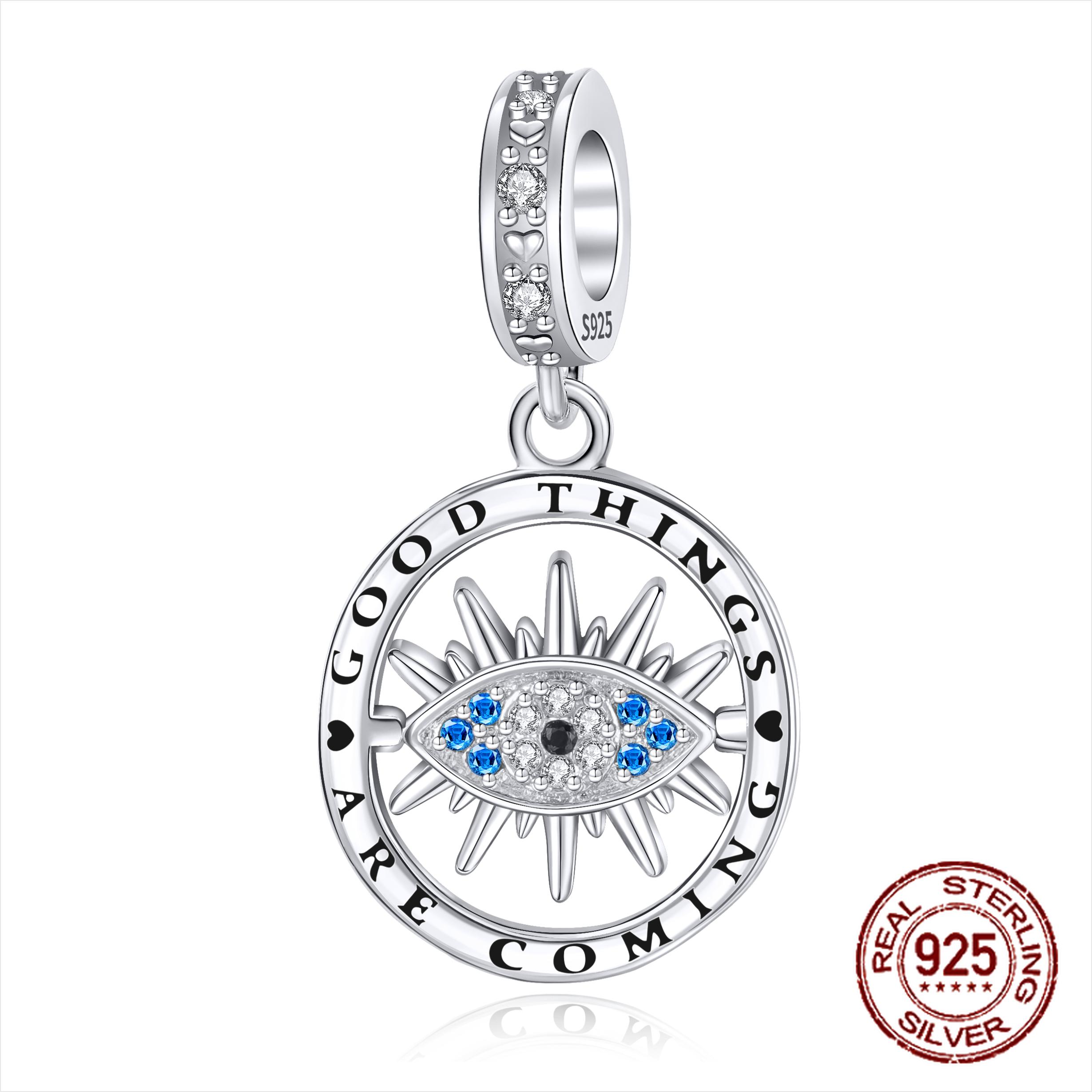 

925 Silver Tree Flower Love Forever Family Bead Pandent Charm Fit 4MM Hole Diameter Bracelet DIY Bead Ms Jewelry Gift