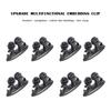 8pcs Car Wire Clip Multifunction Cord Management Earphone USB Cable Clamp Holder 3 Clamps Dealing with Different Thickness Wires
